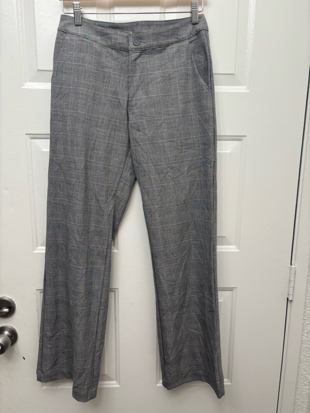 Brandy Melville Gray Plaid Trousers